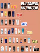 上班族男士防晒霜推荐品牌(男生防晒霜哪个牌子好)