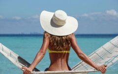 防晒霜品牌比基尼晒太阳(沙滩比基尼防晒霜)